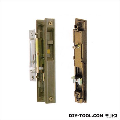 ノーブランド 引違錠前戸先／内締カマ締りスライド式操作三協 140×20mm（化粧座）85×18mm（ケース） KH..