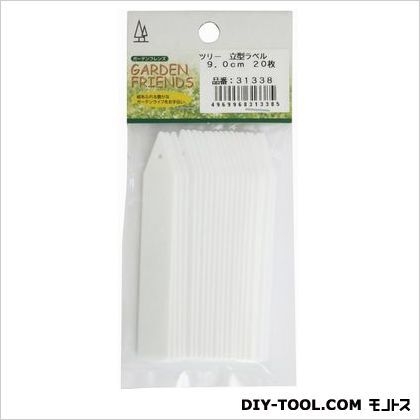 GARDEN FRIENDS 立型ラベル 9.0cm 20枚