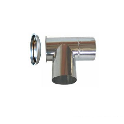 スノーカモシカ ステンレスT曲120 外径120mm/厚み0.3mm D-020 スノーカモシカ ステンレスT曲120 外径120mm/厚み0.3mm D-020