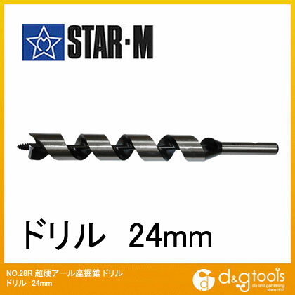 スターエム/STAR-M 超硬アール座掘錐 ドリル 24mm 28R-D240 1本