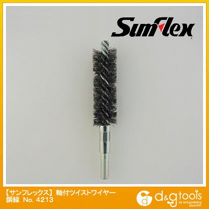 特徴 ペンキ剥がし、サビ、バリ取り等に使用する軸付ワイヤーブラシです。 線径(mm):0.2 毛材:鋼線 外径(mm):16 ブラシ部長さ(mm):50 軸径(mm):6 最高使用回転数(rpm):3000 仕様 サイズ 16mm×6mm No4213