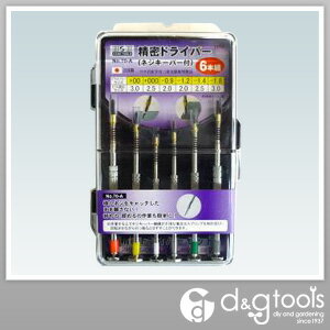 三共コーポレーション 精密ドライバーセット(ネジキーパー付)6本組 No.70-A 1点