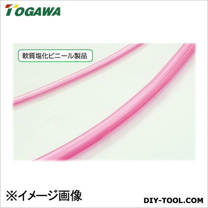 特徴 ●農業機械などの燃料二次配管用のホースです。 ●流体:油 ●使用温度範囲:-5℃~+60℃ ●材質:軟質ポリ塩化ビニール製品 ●用途:農業機械用 ●農業機械などの燃料2次配管に最適です。 ●内径(mm):4.0 ●外径(mm):7.0 ●定尺(m):40 ●定尺重量(kg):1.32 ●自動車用軟質ビニール管(JASO)に適合した商品ではありませんので、ご使用に際しては十分ご注意ください。 ●1次配管には使用できません。 ● ホース、チューブは周囲温度、流体温度により大きく影響を受けます。 温度、流体に応じたホースをご使用ください。 ● 最小曲げ半径以下に曲げてのご使用は、ホース、チューブの性能を低下させ、ホース、チューブの耐用期間を短くします。 ● 振動や衝撃の加わる機器に使用される場合は、最高使用圧力上限でのご使用は避けてください。 ● ホース、チューブのご使用前には、必ずねじれや折れた箇所がないかご確認ください。 仕様 サイズ 4×7 カラー ピンク