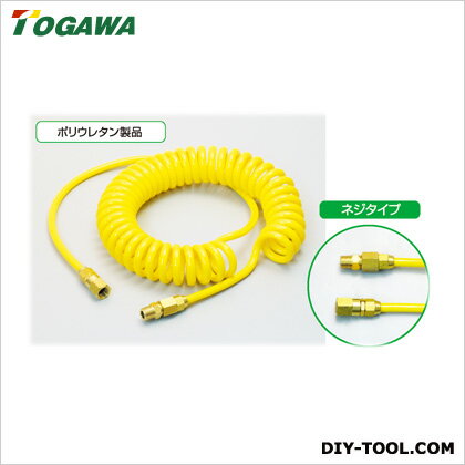 十川産業 コネクトコイルCHU-5080-10Y 5×8　 黄 1