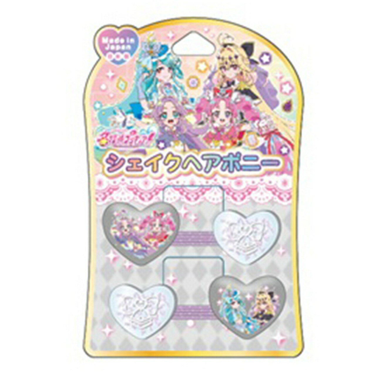 樂天商城 - プリキュア2026シェイクヘアポニーハート型 グレー