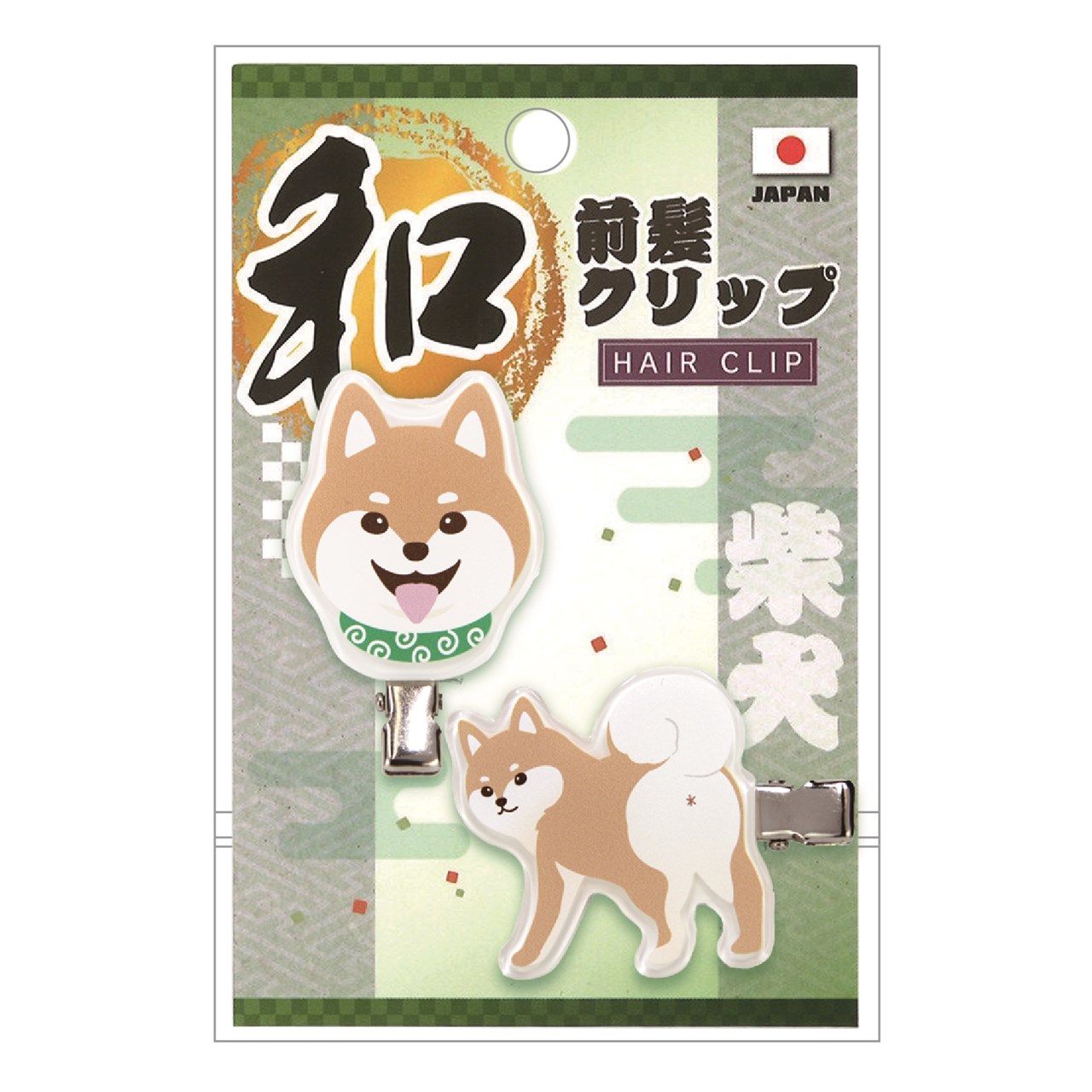乐天商城 - 和前髪クリップ 柴犬