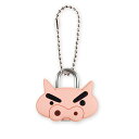 クレヨンしんちゃんマスコット南京錠キーホルダー ぶりぶりざえ