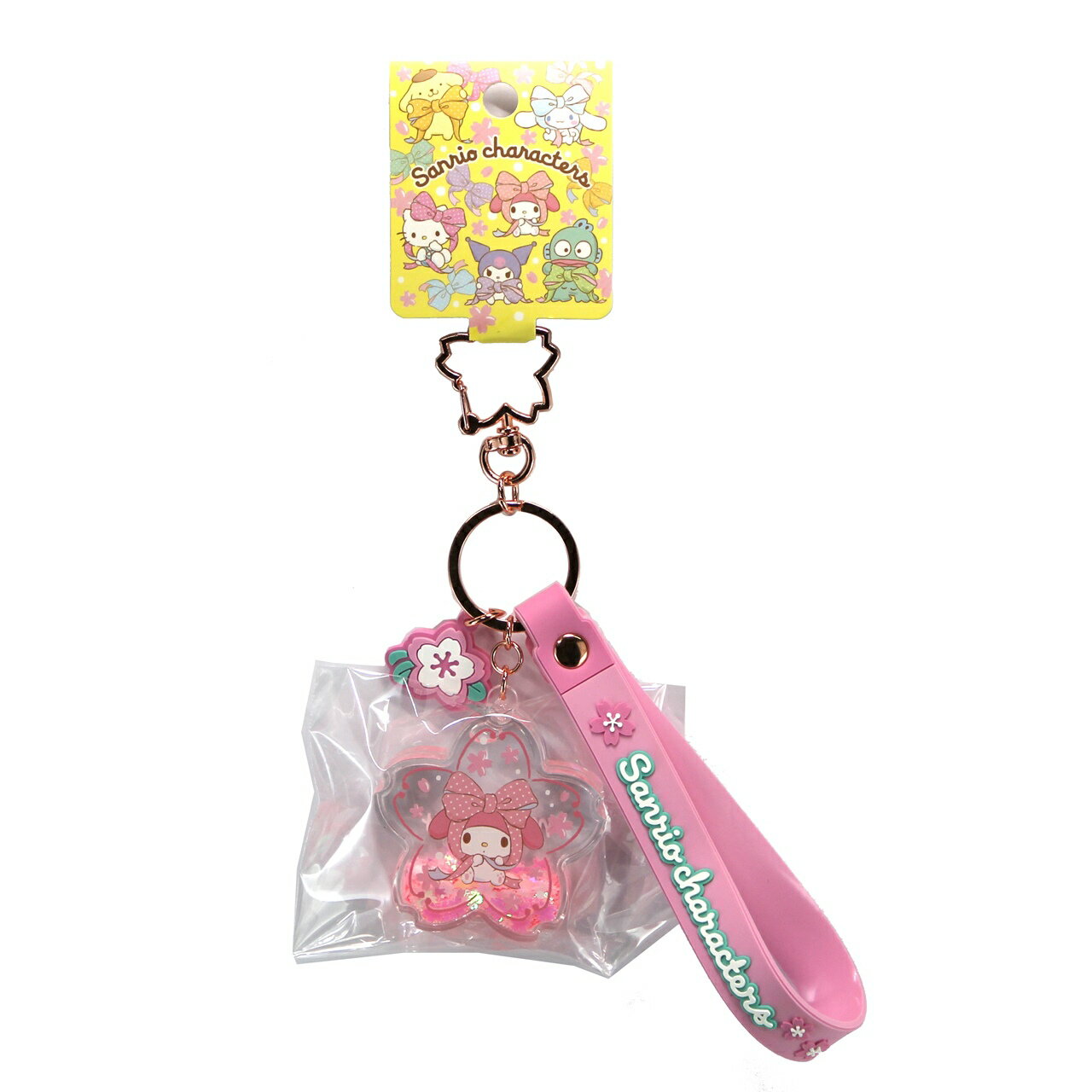 乐天商城 - サンリオ クリア桜キーホルダー マイメロディ