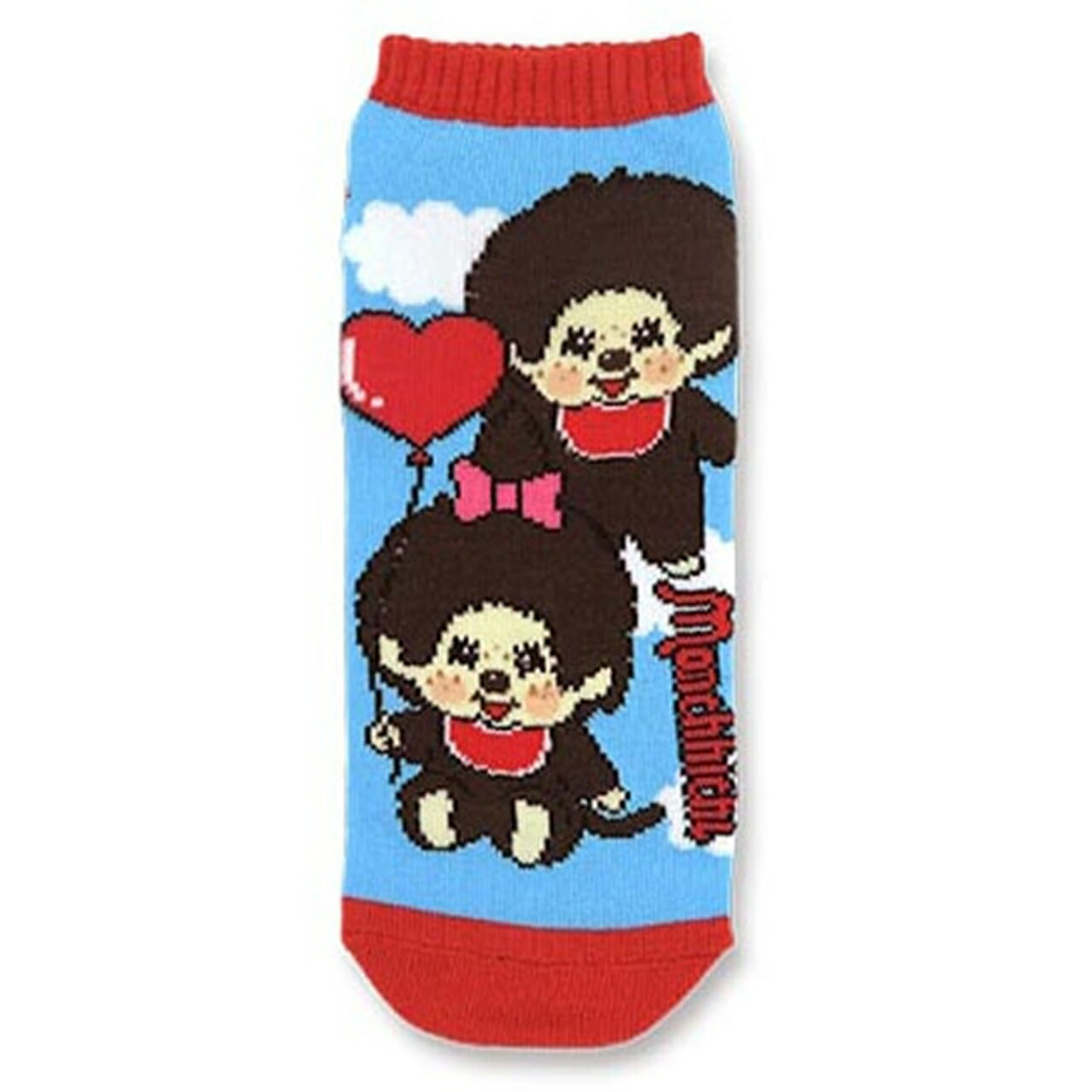 モンチッチアンクルソックスレディース841472ハート風船