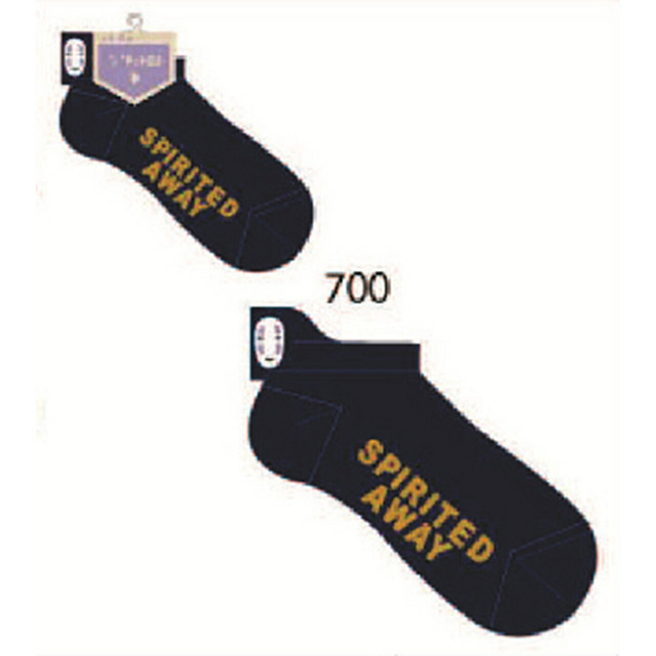 千と千尋の神隠し踵刺繍スニーカー328-16C2 23/25