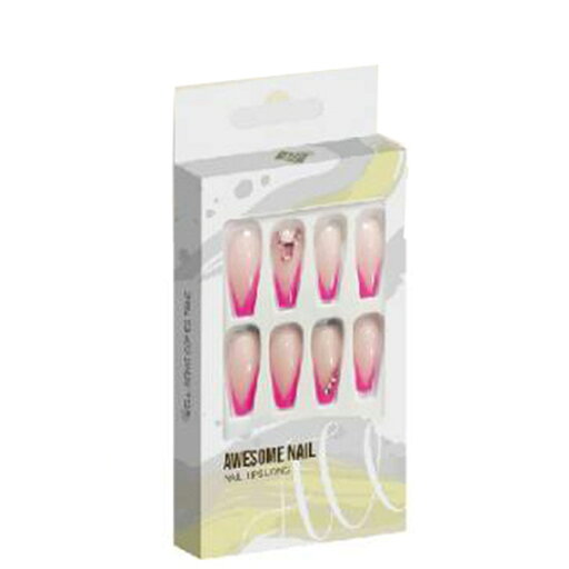 AWESOMEネイルチップ12PロングAN-P004A-21 AWESOMEネイルチップ12PロングAN-P004A-21