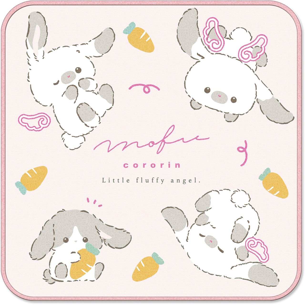 乐天商城 - 【ロット販売】 【10入】 03187ミニタオルモフコロリンウサギ