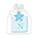 巾着入りイニシャルタオル N