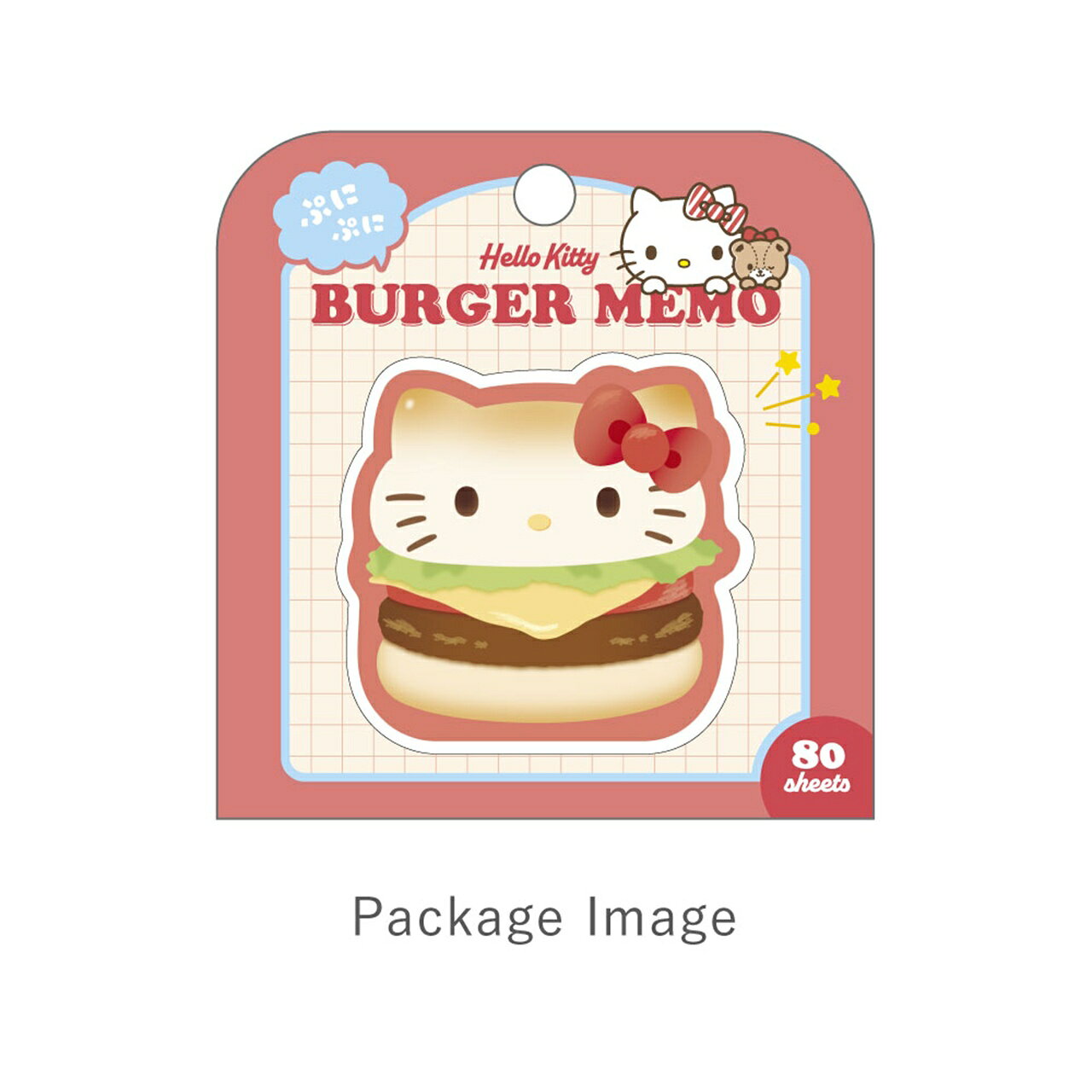 サンリオぷにぷにバーガーメモ ハローキティ tvoos-10070062 誕プレ雑貨 Tvoos サンプル画像3