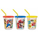 スーパーマリオ23ストロー付タンブラー3個