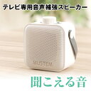 聞こえる音(きこえるね)MUSTEM マステム【TV放映中】テレビ専用音声補強スピーカー テレビの声をハッキリくっきり 自動音質解析システム テレビの声が聞こえる 松崎しげるさんも体験「きこえるね」で検索 複雑な設定は一切不要 簡単接続・操作
