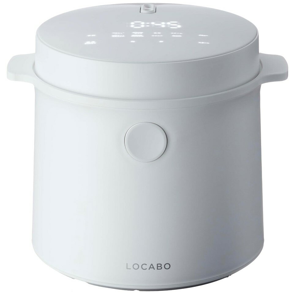 LOCABO ロカボ 糖質カット炊飯器 ホワイト 糖質制限 ダイエット JM-C20E-W