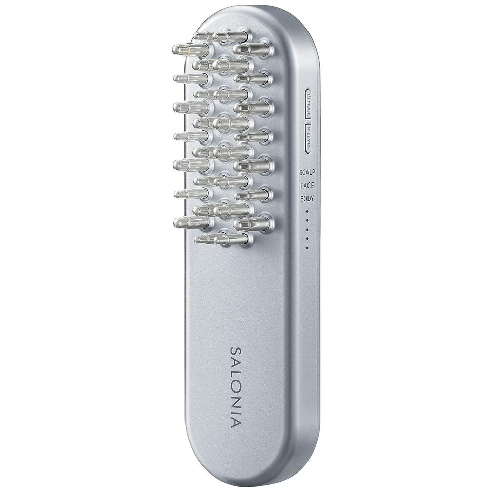 SALONIA サロニア EMS リフトブラシ 電気ブラシ 美顔器 SAL22206SL フェイスケア 頭皮ケア 全身ケアのサムネイル
