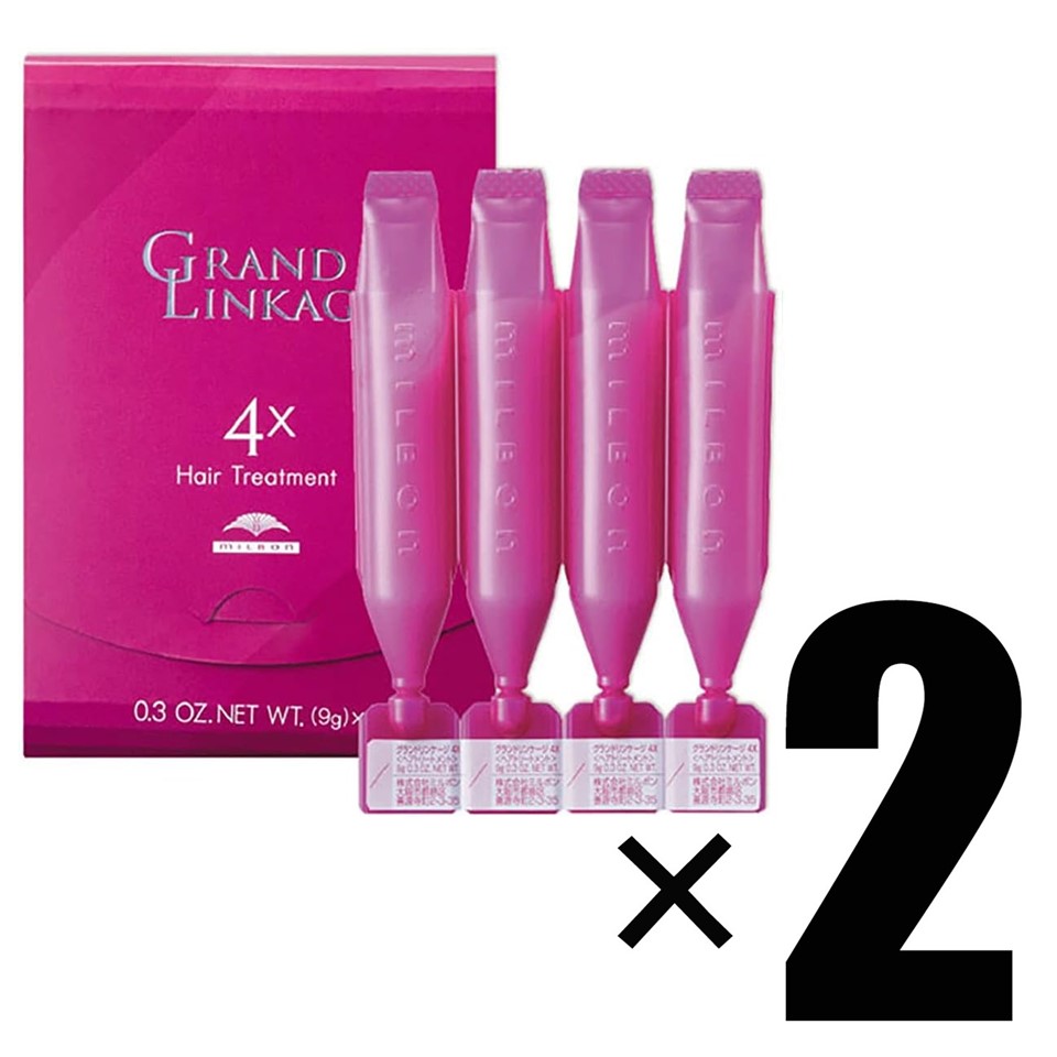 2個セット ミルボン グランドリンケージ サロントリートメント 4× 9g4本入×2 MILBON ヘアトリートメント