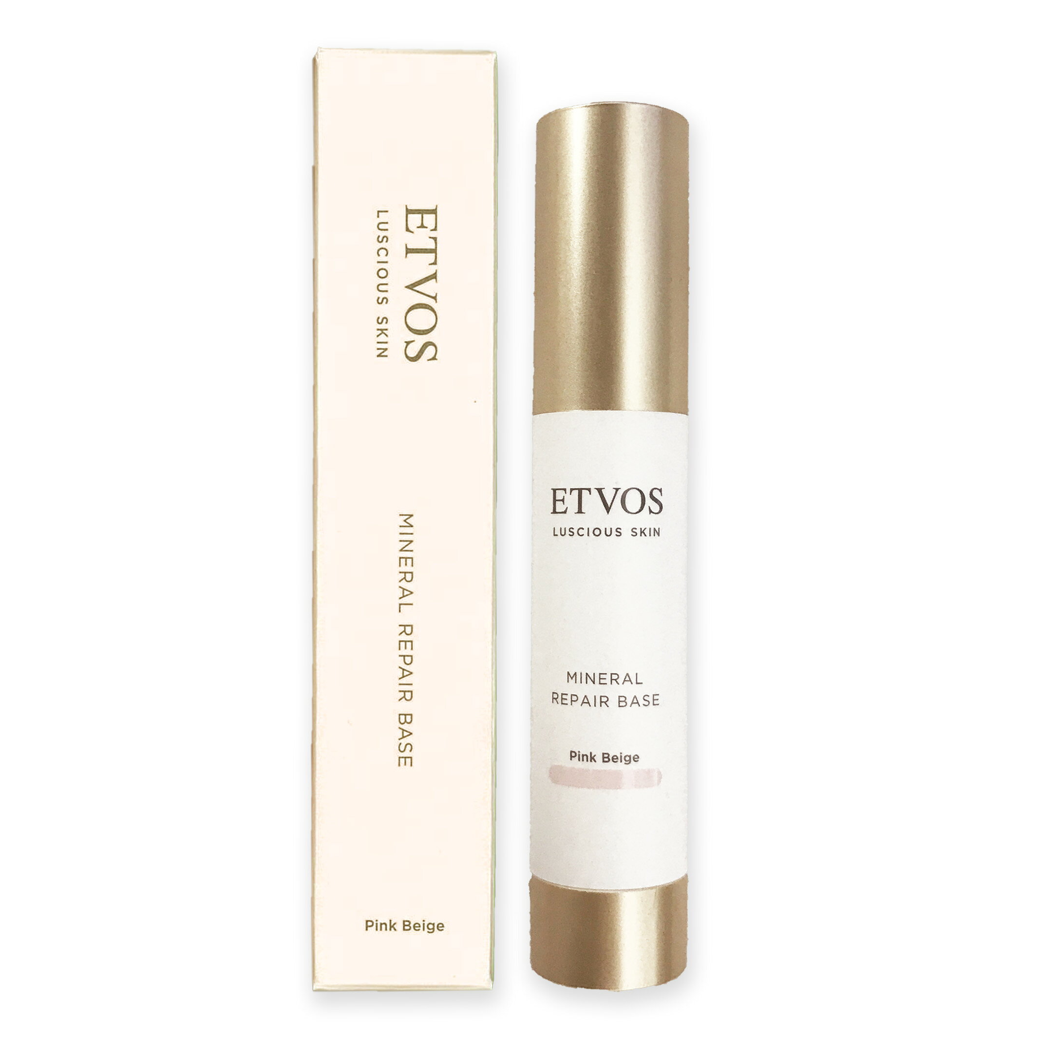 ETVOS エトヴォス ミネラルリペアベース ピンクベージュ 25ml SPF35 PA+++ 美容液 化粧下地