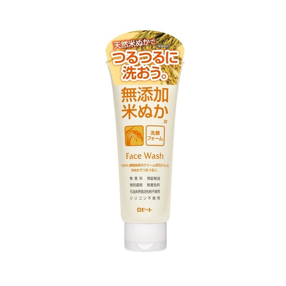 Rakuten - 1個 ROSETTE ロゼット 無添加 米ぬか 洗顔フォーム 140g 無香料
