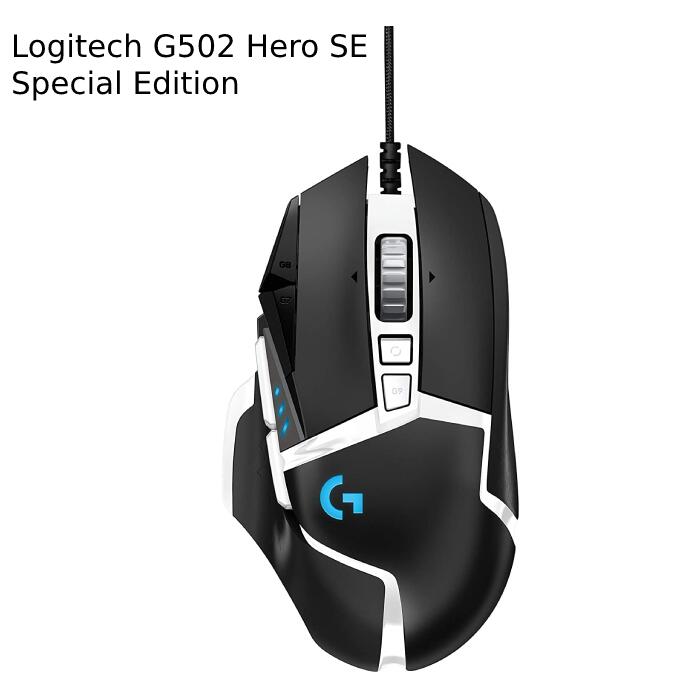 Logitech G502 Hero SE Special Edition ゲーミングマウス 多ボタン RGB 有線 並行輸入品
