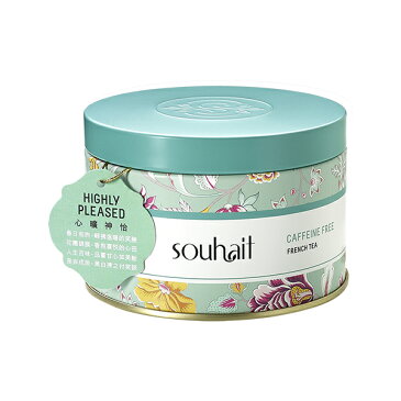 Souhait 特製フレンチ風味ローズティー 茶葉缶 90g Highly Pleased フルーツティー フレーバーティー ハーブティー ドリンク 飲み物 【台湾直送】