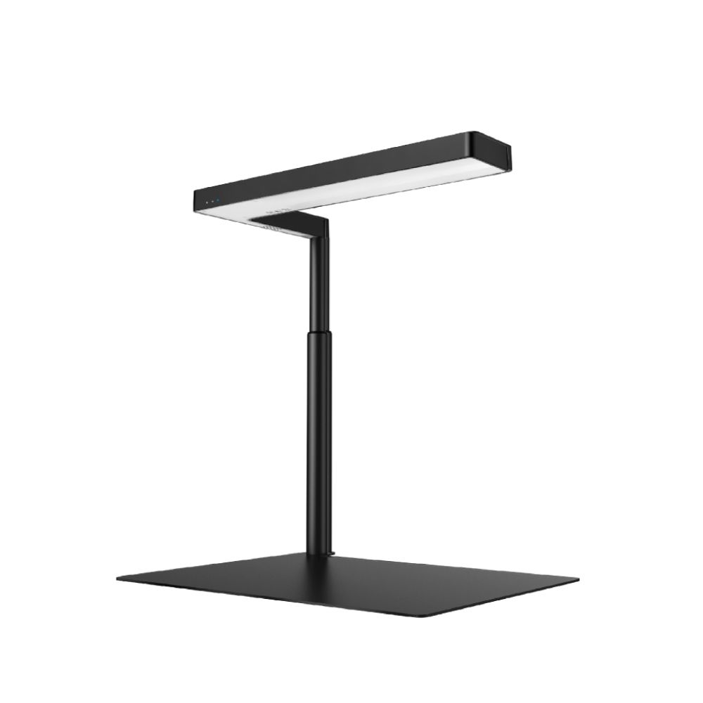 植物育成スタンドライト 黒 LED スタンド型 クリップ型 FlatNano+ 水槽ライト 白色 調