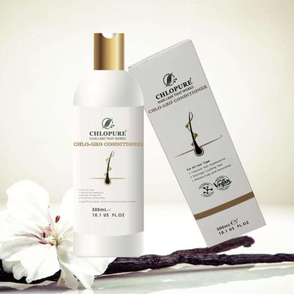 CHLO-GRO ローズコンディショナー 300ml クロレラ&天然植物エキス配合【台湾直送】