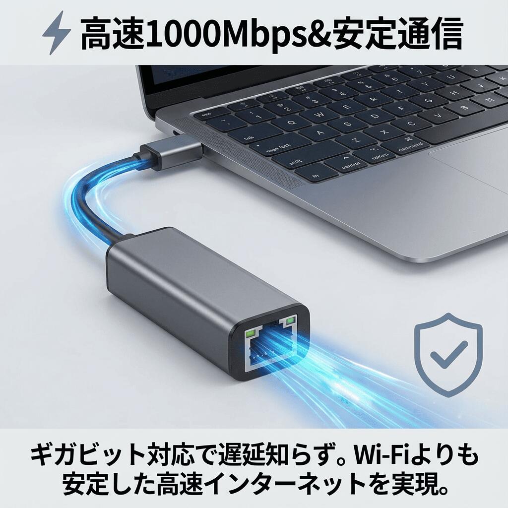 【888円割引商品】USB LAN 変換アダプタ Type-C/USB3.0対応 ギガビット 有線LAN 超高速 安定通信 コンパクト 便利 持ち運び【3C專賣店】【台湾直送】【送料無料】 twdirect-10021381 TW Direct サンプル画像3