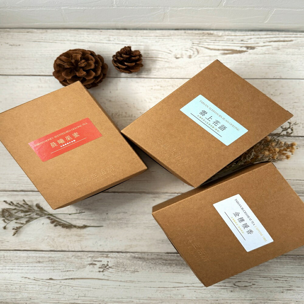 拾光茶語 金萱茶/紅烏龍茶/そば茶　ティーバッグ5袋×3箱セット（雲上花語＋晨曦果蜜＋金穗暖香）ウーロン茶　無添加　健康茶【安嵐生活所】【台湾直送】【送料無料】