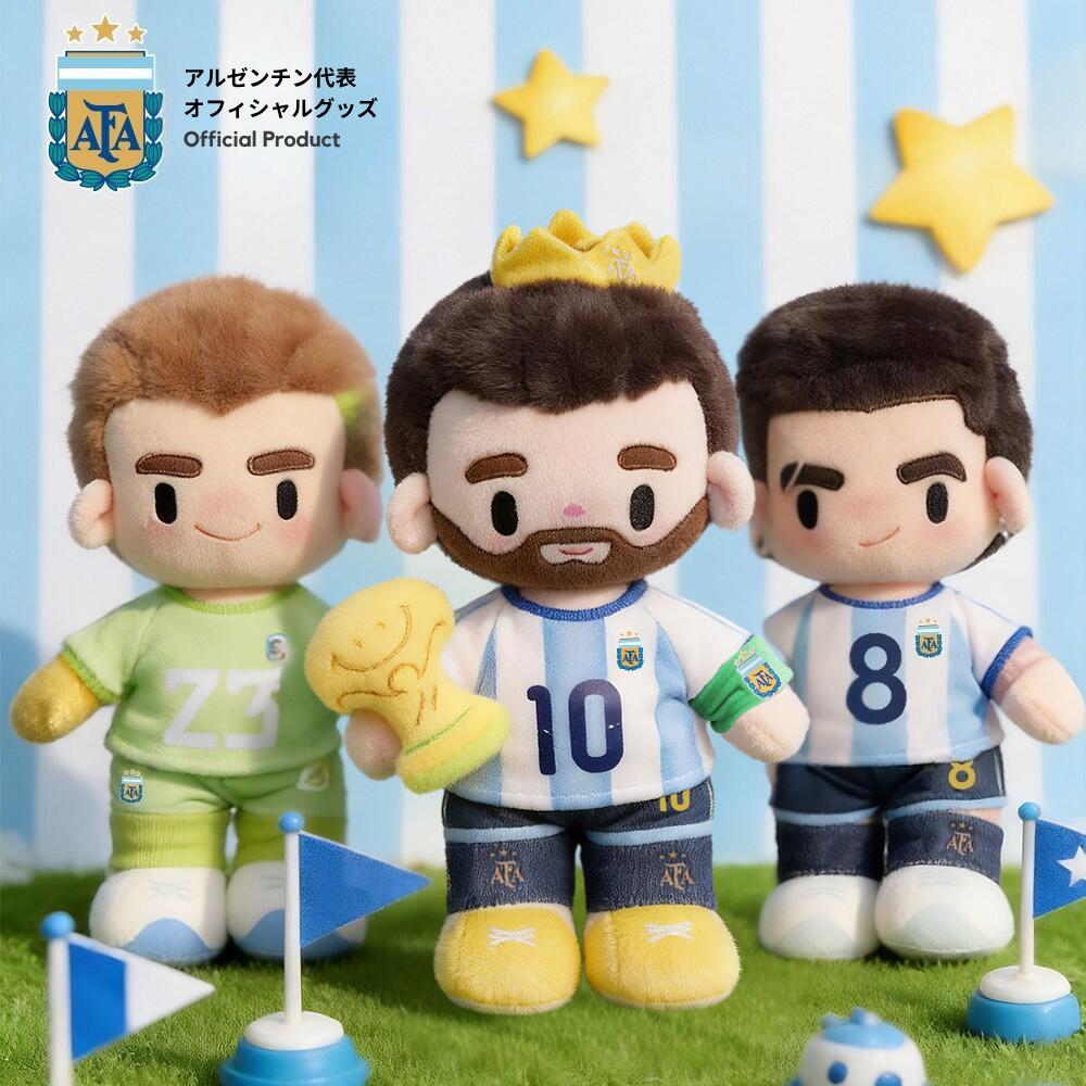 乐天商城 - 【予約商品6月30日以降発送】アルゼンチン代表 公式ライセンス ぬいぐるみ 35cm メッシ マルティネス 17cm マルティネス 着せ替え対応 サッカー 応援グッズ インテリア コレクション ギフト【Golden Day】【台湾直送】【送料無料】