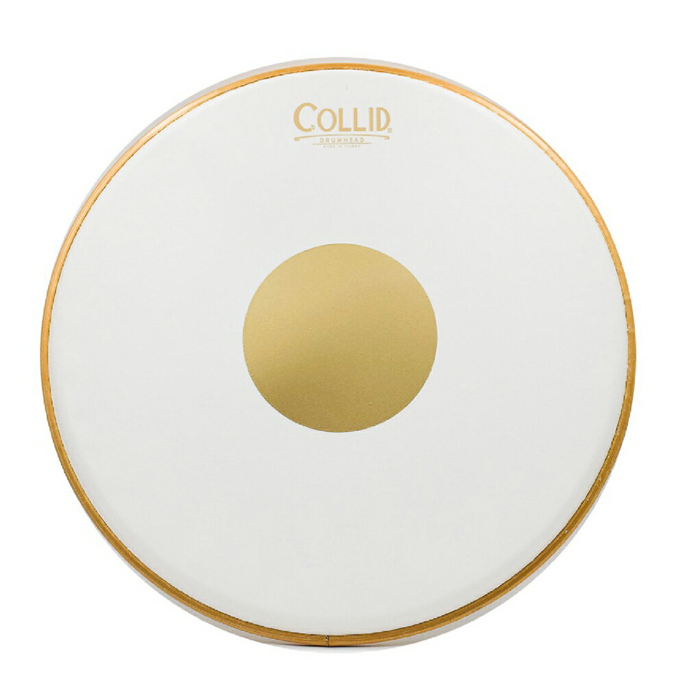 COLLID ドラムヘッド ホワイトコーテッド クリアヘッド バスドラムヘッド 単品 10/12/13/14/16/18/20/22インチ 1プライ 2プライ ...