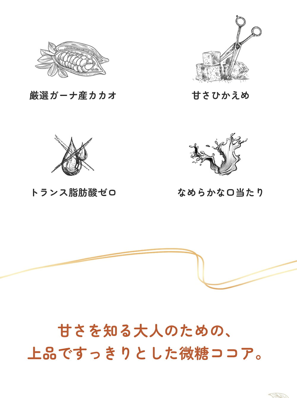 TW Directのプレーンココア 6袋入 4箱セット （合計24袋） 個包装 ココア ミルクココア 調整ココア カカオ 粉末 甘さ控えめ ホット アイス ドリンク おいしい ギフト【Charming喬名巧克力】【台湾直送】｜アングル2
