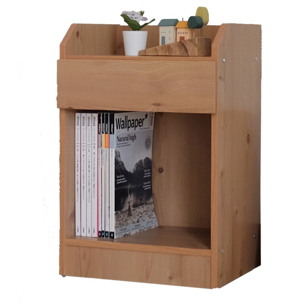 ベッドサイドテーブル 引き出し付き 幅広 2色選択可 サイドテーブル ナイトテーブル ソファサイド テーブル ソファー ラック 家具 ベッド 寝室収納 【EASY HOME居家逸品生活館】【台湾直送】【送料無料】