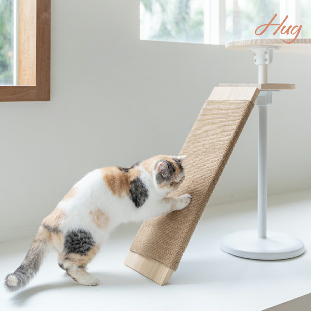 木製 爪とぎスロープ 爪とぎ ウッドステップ キャットステップ キャットウォーク キャットタワー アク..