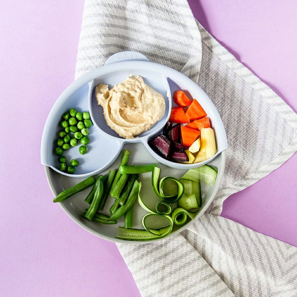 シリコン食器 5色選べる 仕分け ランチプレート 子供用食器 持ち運び お出かけ【Mi...