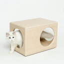 【自由組み合わせ】キャットハウス 丸穴 8種 キャットタワー ペットハウス ペット 猫 キャット ベッド ハウス タワー キューブ かわいい おしゃれ 木製 北...