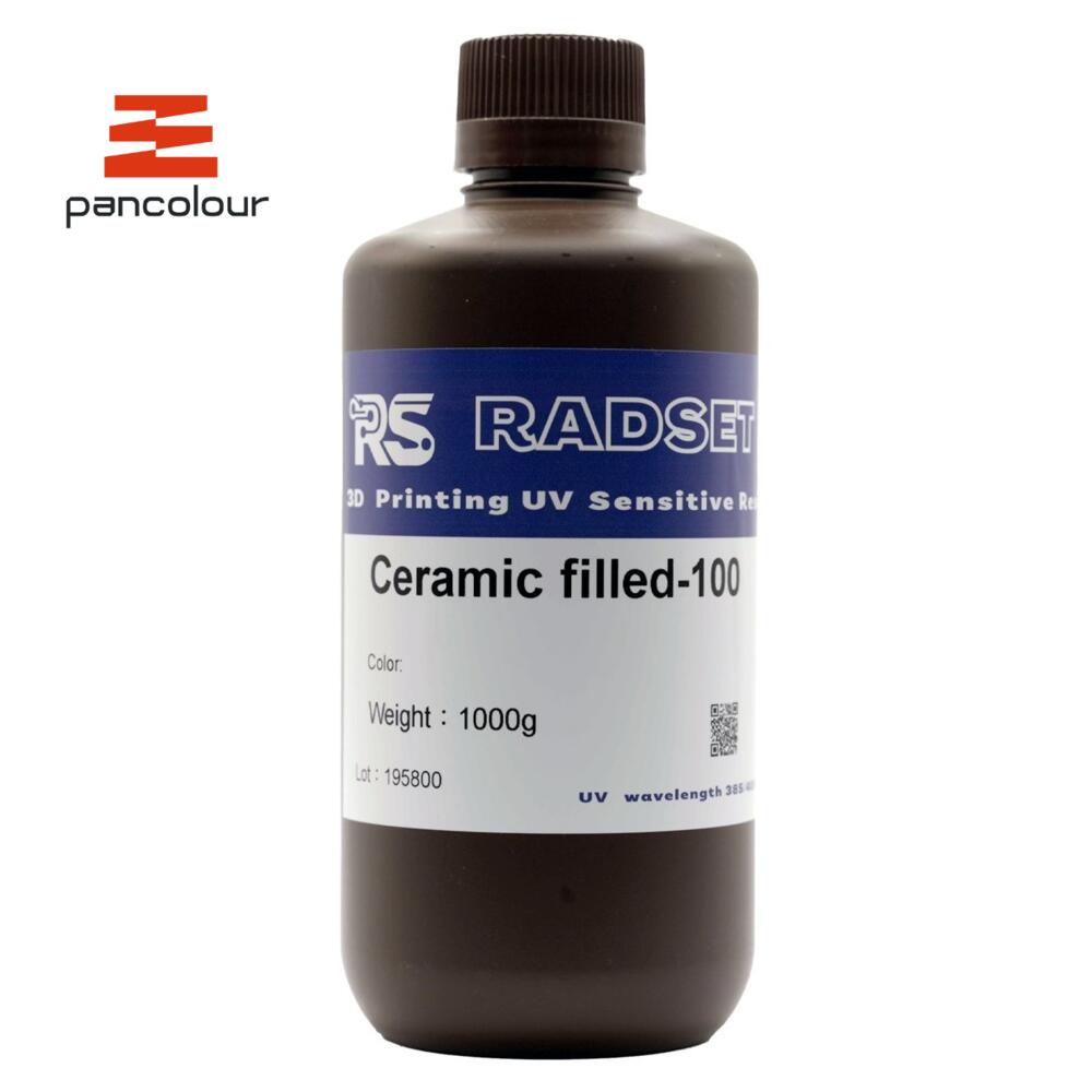 RADSET Ceramic Filled-100 3Dプリンター用 セラミックレジン 1kg 白 ホワイト 3Dプリンター 光造形 UV レジン 樹脂 複合セラミックス セラミック 耐熱 耐摩耗 焼結不要 DLP LCD Anycubic Phrozen Sonic【Pancolour】【台湾発送】【送料無料】