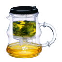 【20%オフ】ティーポット 500cc 茶こし付き 竹造形 耐熱 急須 プラスチック お茶 茶器 ストレーナー付き 透明 かわいい シンプル キッチン インテリ...
