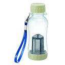 水筒 タンブラー 370cc ウォーターボトル 茶こし付き 耐熱 マイボトル 透明 クリア 水出し プラスチック 携帯ボトル お茶 水出し 軽量 無地【飄逸杯】【台湾直送】【送料無料】【台湾エクセレンス】
