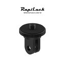 商品情報 名称 RapiLock スポーツカメラ用 1/4"トライポッドアダプター 材質 アルミニウム、ステンレス鋼 重量 16.2g 注意事項 -当店でご購入された商品は、原則として、「個人輸入」としての取り扱いになり、台湾からお客様のもとへ直送されます。 -個人輸入される商品は、すべてご注文者自身の「個人使用・個人消費」が前提となりますので、ご注文された商品を第三者へ譲渡・転売することは法律で禁止されております。 -関税・消費税が課税される場合があります。詳細はこちらご確認下さい。 -ご注文後、5営業日以内に配送手続きをいたします。配送作業完了後、15日以内でのお届けとなります。■RapiLockシステム対応 RapiLockクイックリリースシステムとの統合を実現。 あらゆる冒険やアクティビティで、迅速で確実な取り付けが可能。 ■様々なスポーツカメラとの互換性に対応 様々なブランドやモデルのスポーツカメラと組み合わせて利用可能。 ■耐荷重、耐食性 耐荷重：250 kg 耐食性：防錆 ※注意：海水や塩水に浸かった場合は、使用後すぐに水で洗い、きれいに拭き取ってください。 RapiLockを持って、より快適な旅へ。 トレッキングポールアクセサリー 撮影用アクセサリー