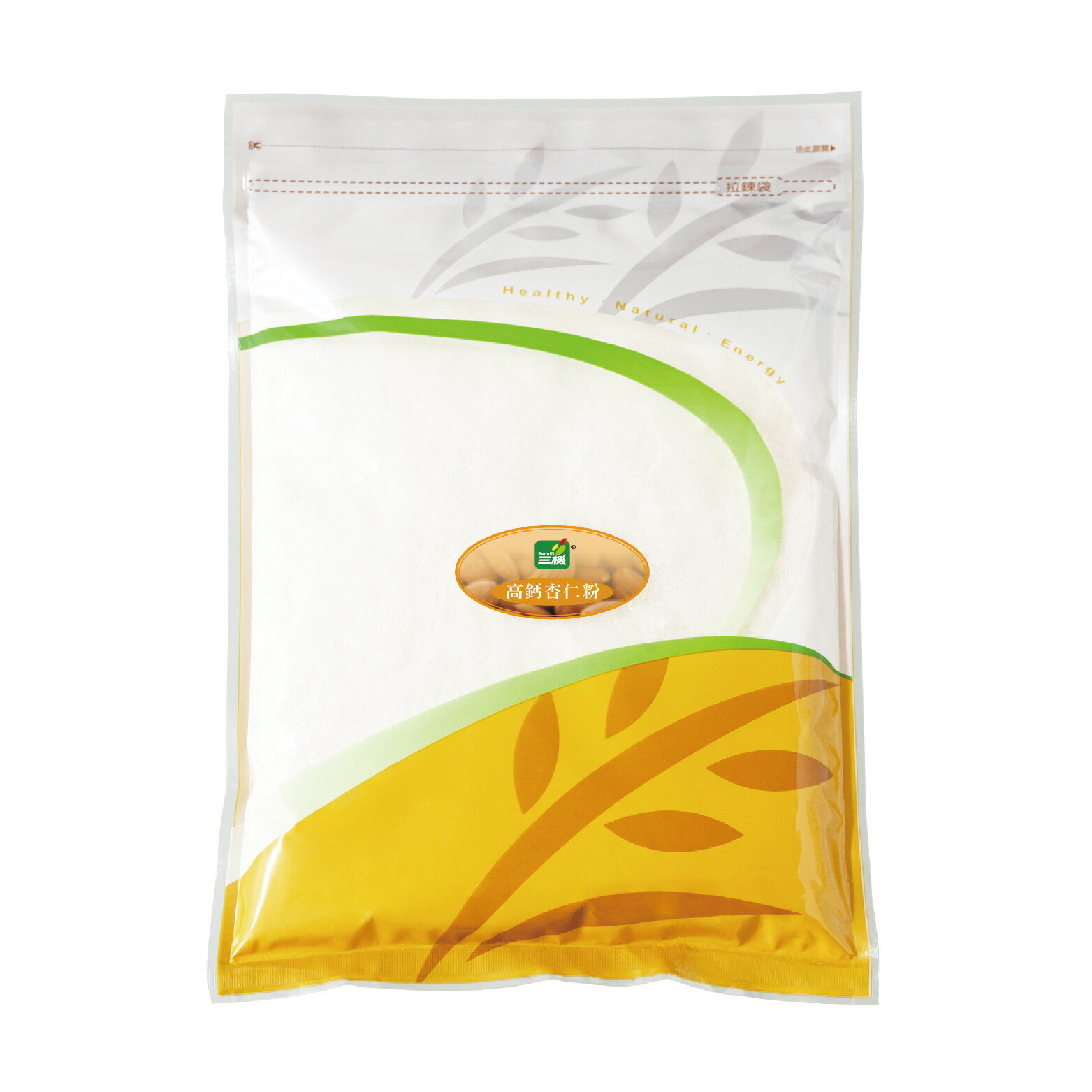 【10倍ポイント】高カルシウム杏仁パウダー 500g 粉末 即席タイプ アーモンド 粉類 無添加 栄養補助 食物繊維【三機】【台湾直送】【送料無料】