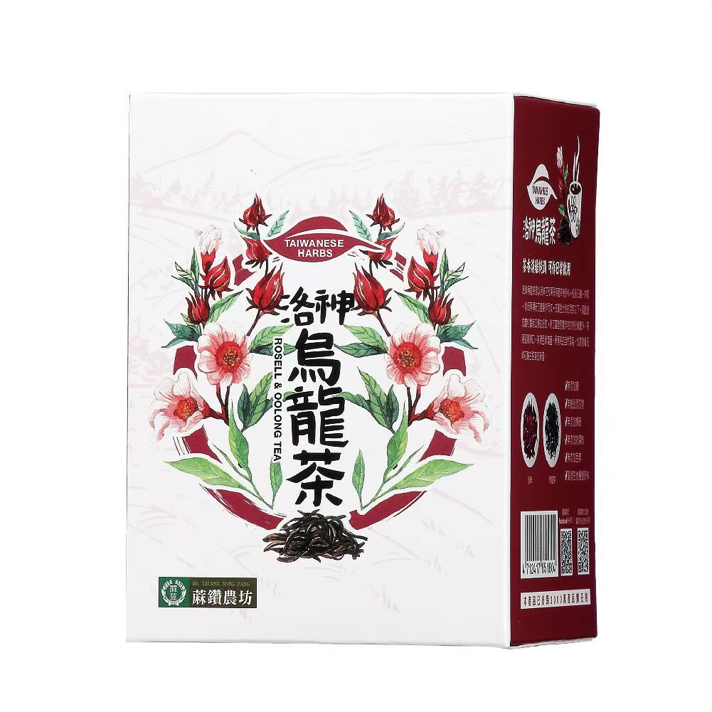 ローゼル烏龍茶 3.5g 15袋入り／箱 ローゼル 烏龍茶 ウーロン茶 台湾茶 お茶 茶葉 ティーバッグ プレゼント 贈り物 リラックス オフィス ティータイム 無添加 100%【&#34100;鑽農坊】【台湾直送】【送料無料】