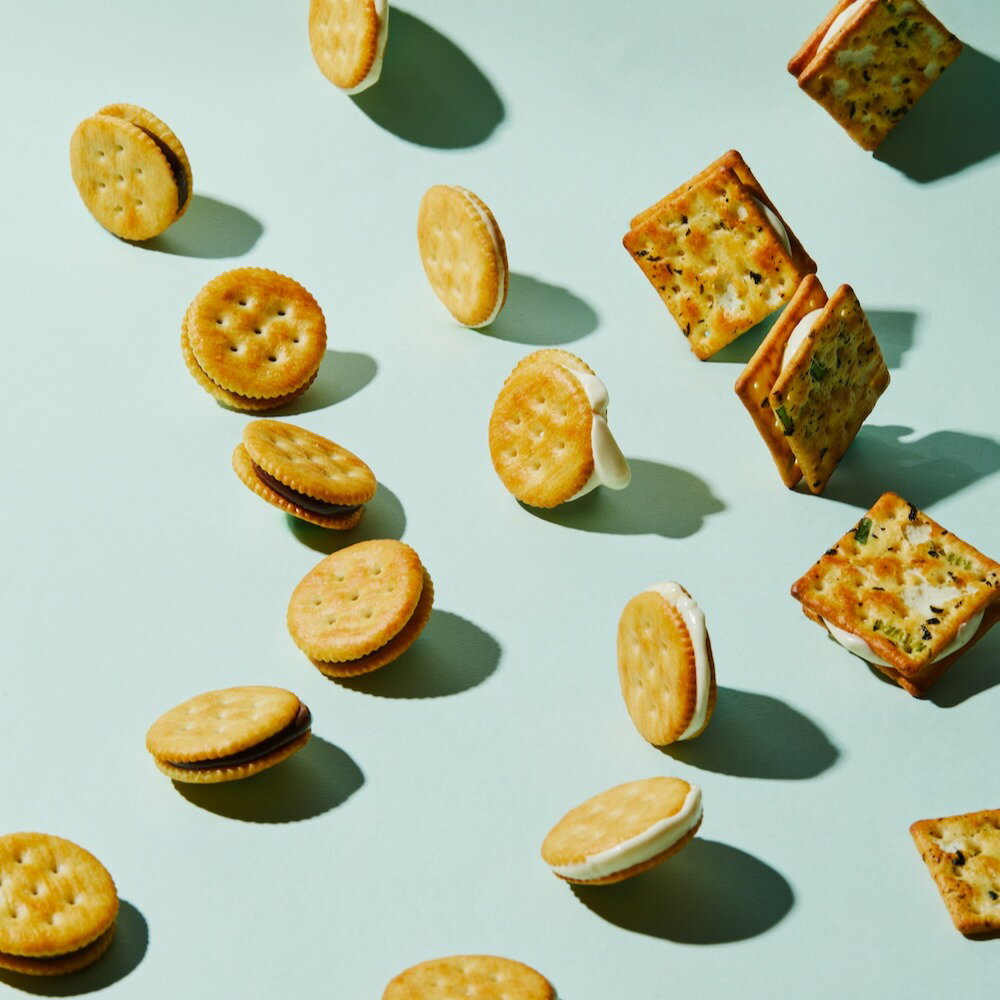 ヌガークラッカー 10枚入り / ヌガーネギクラッカー 9枚入り 牛軋餅 台湾 ヌガー サンドイッチ サンド ねぎクラッカー クラッカー 中華菓子【心心甜心屋 SweetSquare】【台湾直送】【送料無料】