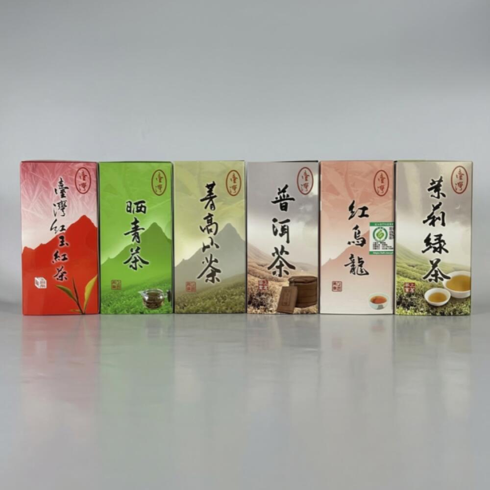 台湾茶ティーバッグ 30包入 選べる6種 高山茶 普洱茶 紅烏龍 茉莉緑茶 晒青茶 紅玉紅茶 3g×30P 健康茶 リラックス お土産 ダイエット ギフト 無添加【誠選富意有限公司】【台湾直送】【送料無料】