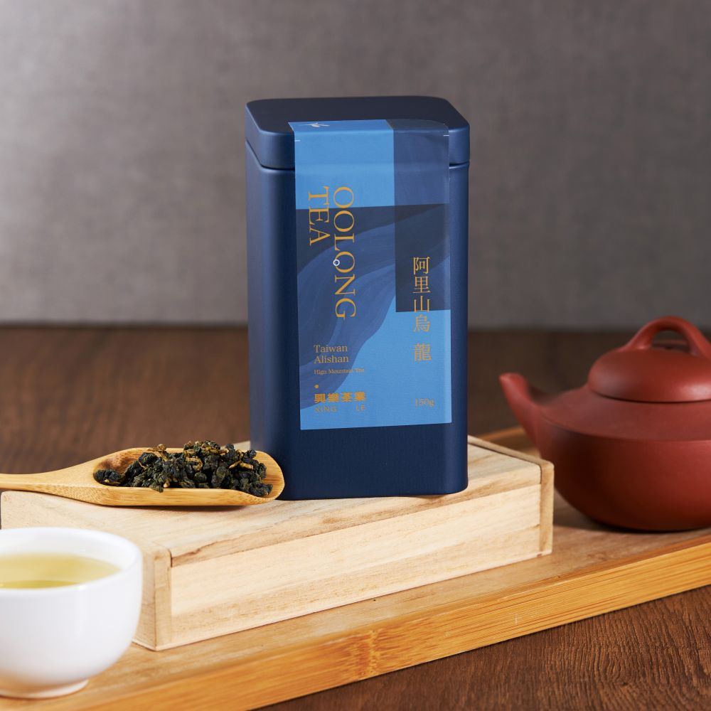 高冷烏龍 150g 茶葉 阿里山 台湾茶 烏龍茶 ウーロン茶 お茶 リーフティー 水出し お湯出し 天然 無添加 おいしい【興樂茶業】【台湾直送】【送料無料】