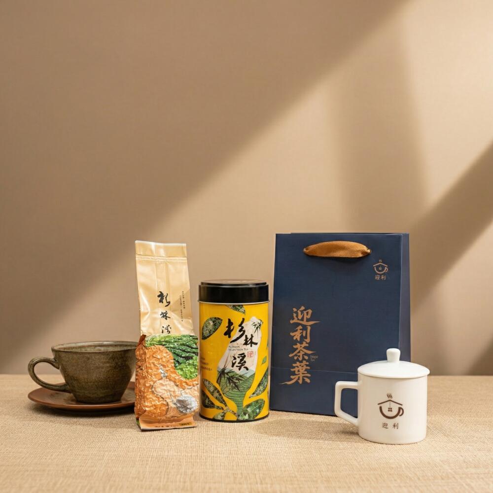 台湾産 高山烏龍茶 杉林溪烏龍茶 150g×1缶（オリジナル缶入り）手土産 ギフト【迎利茶葉 Yinglitea】【台湾直送】【送料無料】
