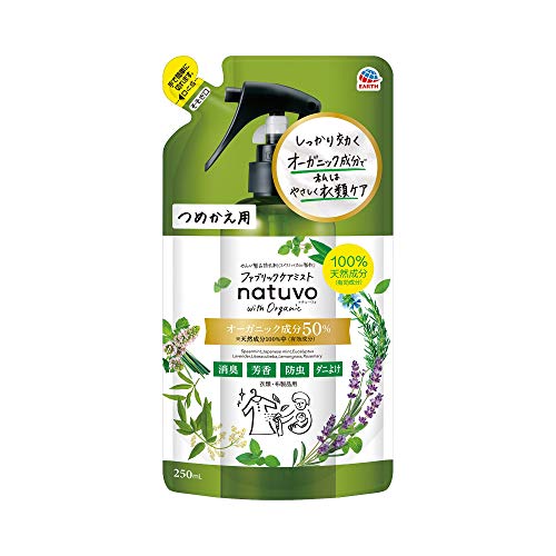 アース製薬 ナチューヴォ natuvo ファブリックケアミスト つめかえ 250mL