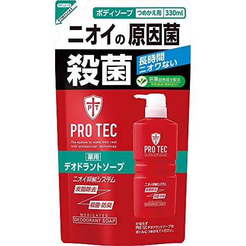 ライオン プロテク デオドラントソープ ニオイ対策 ボディソープつめかえ用 330ml